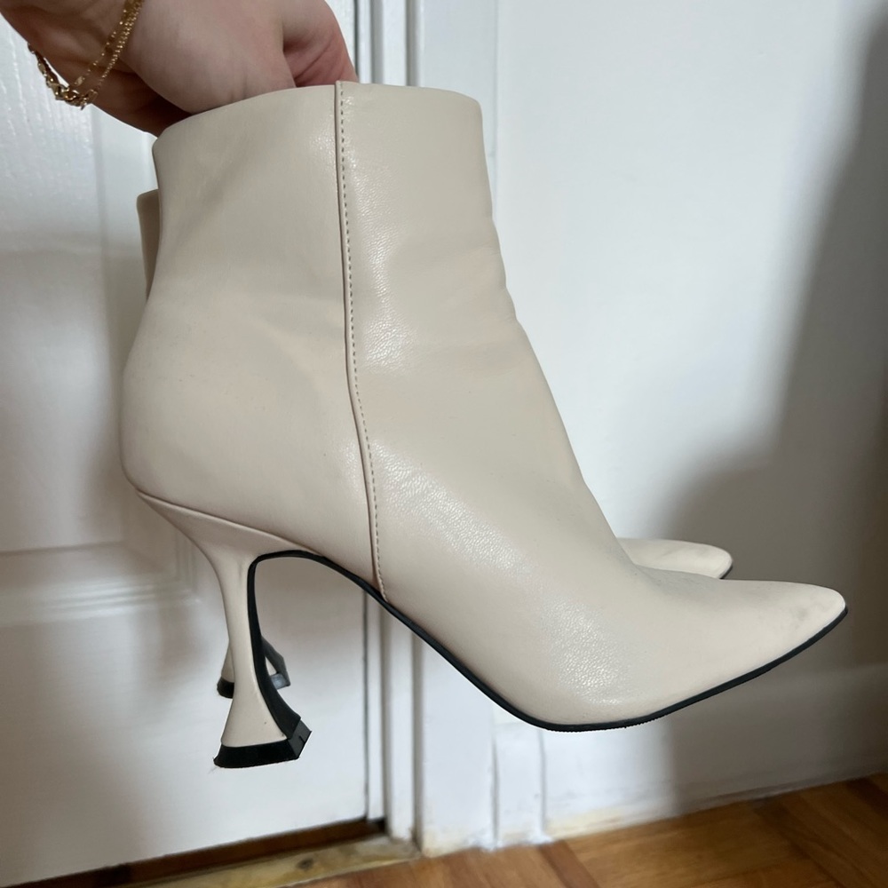 Open Edit Blythe Bootie Ivory size W 8.5